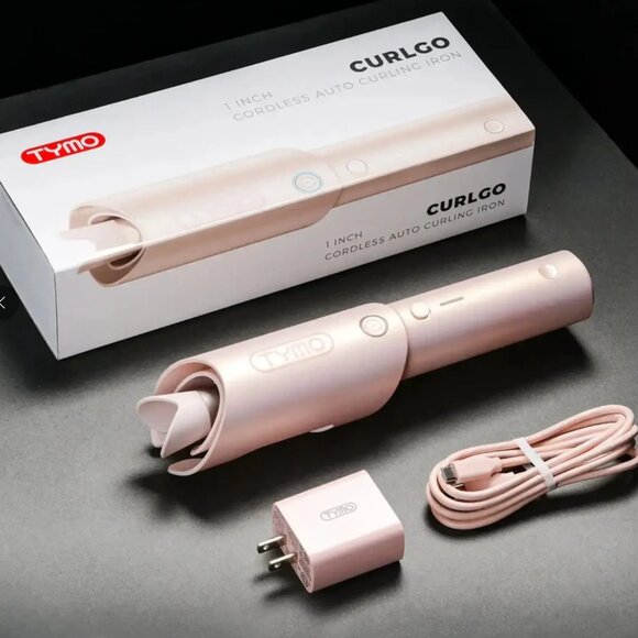 TYMO PINK 1 INCH CORDLESS AUTO CURLING IRON-CURLGO - Picture 6 of 7